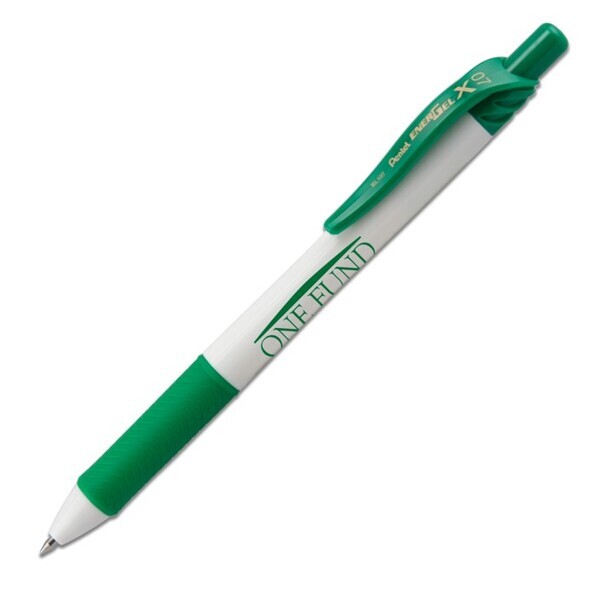 Pentel® EnerGel-X White Retractable Gel Pen