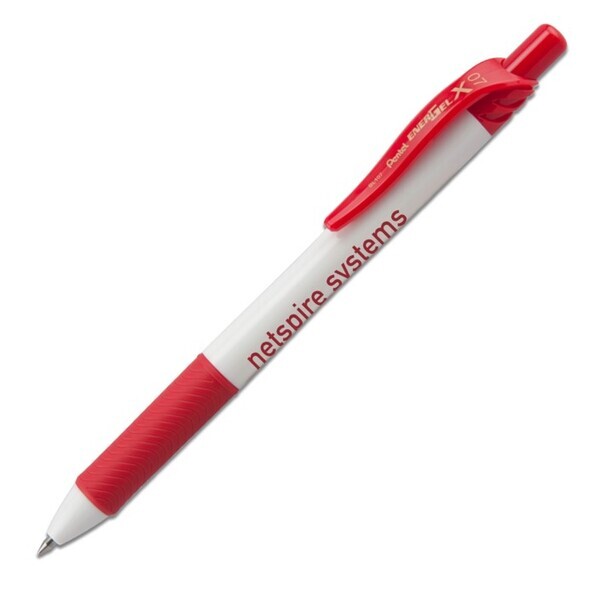 Pentel® EnerGel-X White Retractable Gel Pen