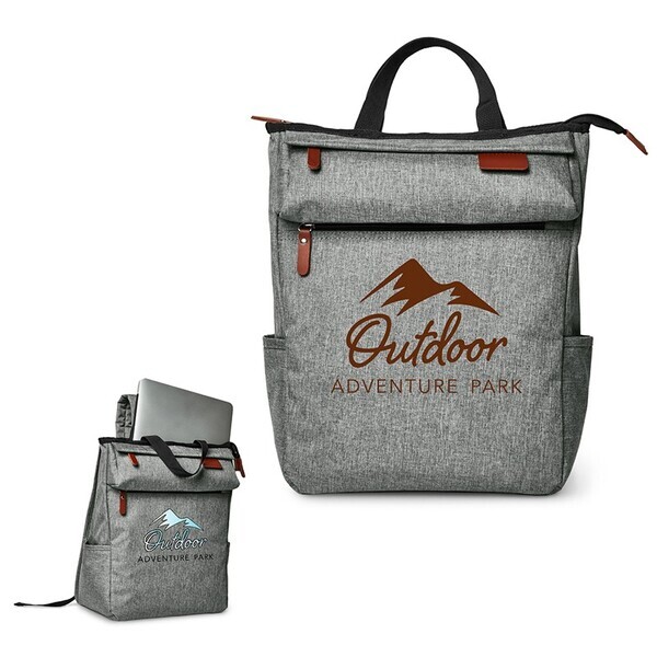 Asher Canvas Polyester Laptop Backpack