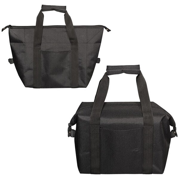 Collapsible 20-Can Polyester Cooler Tote