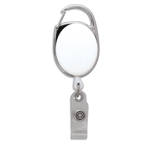 Retractable Carabiner Badge Holder, 30" Cord