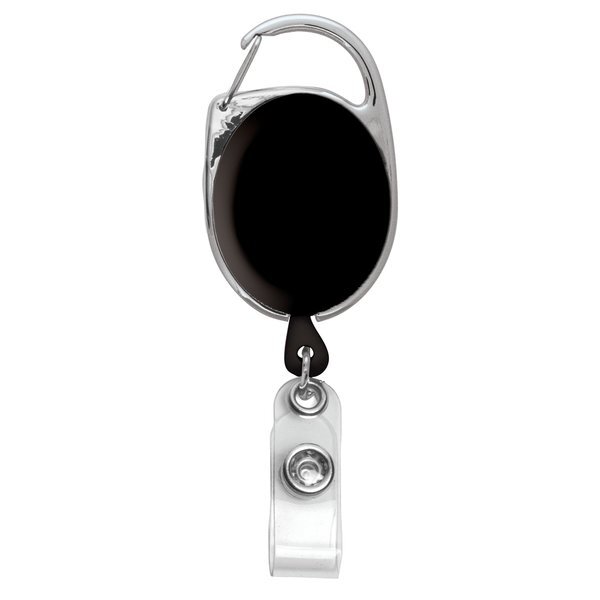 Retractable Carabiner Badge Holder, 30" Cord