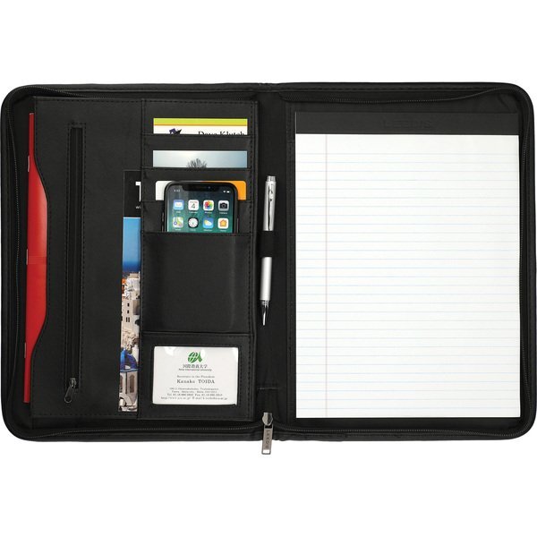DuraHyde Zippered Padfolio