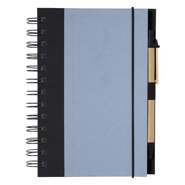 Eco-Friendly Spiral Notebook & Pen, 5-1/2" x 7"
