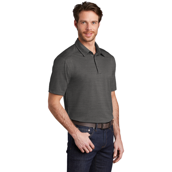Port Authority® Stretch Men's Heather Polo