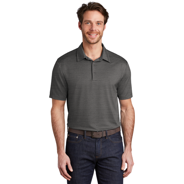 Port Authority® Stretch Men's Heather Polo