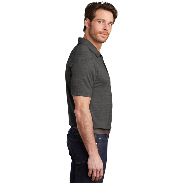 Port Authority® Stretch Men's Heather Polo