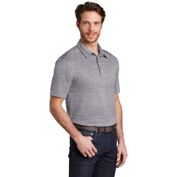 Port Authority® Stretch Men's Heather Polo