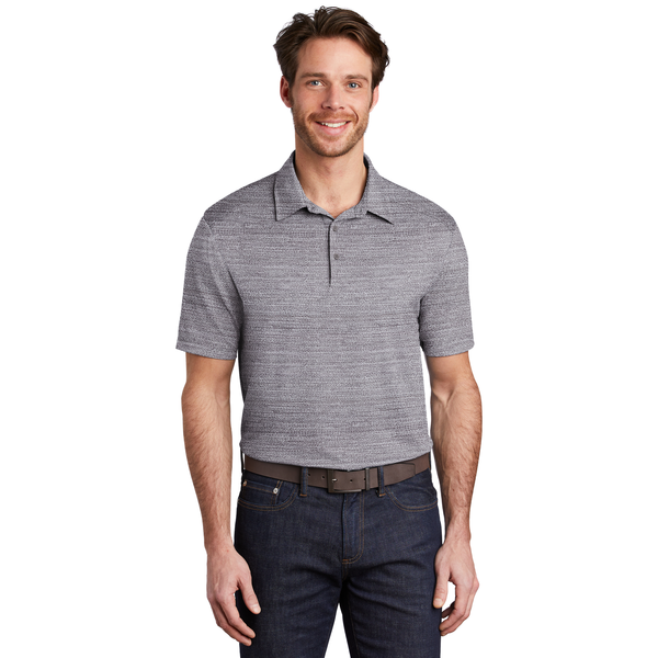 Port Authority® Stretch Men's Heather Polo