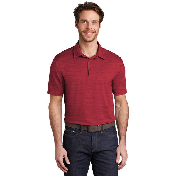Port Authority® Stretch Men's Heather Polo