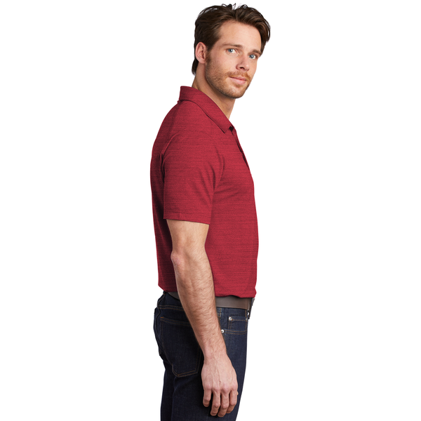 Port Authority® Stretch Men's Heather Polo
