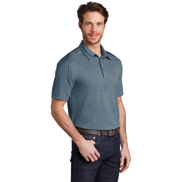 Port Authority® Stretch Men's Heather Polo