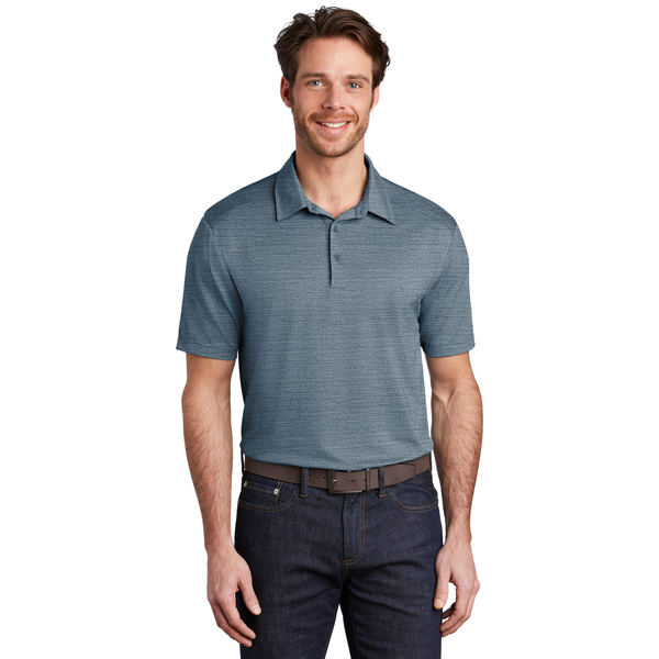 Port Authority® Stretch Men's Heather Polo