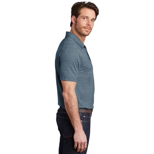 Port Authority® Stretch Men's Heather Polo