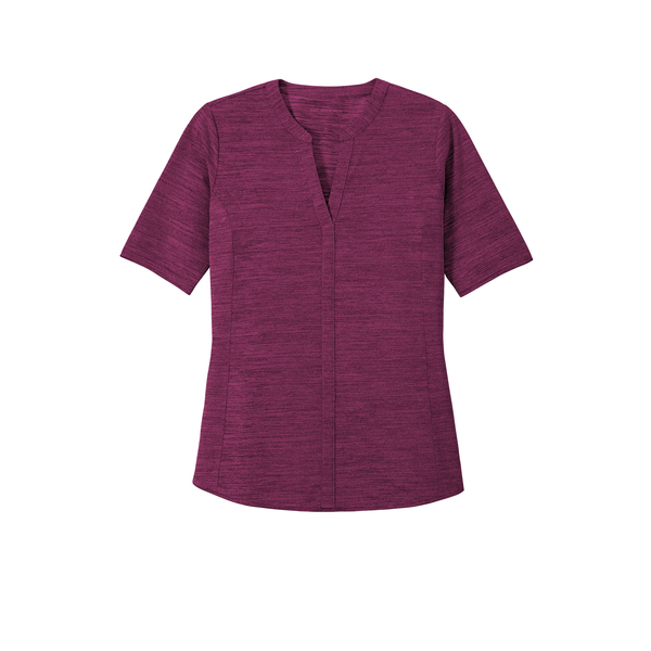 Port Authority® Stretch Ladies' Stretch Heather Open Neck Top