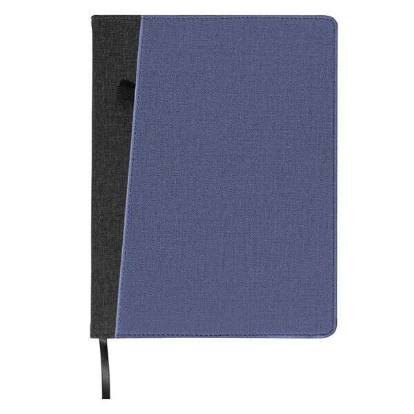 Baxter Large Refillable Journal w/ Front Pocket, 6-3/4" x 9-7/8"