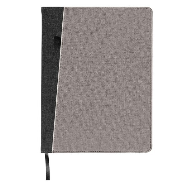 Baxter Large Refillable Journal w/ Front Pocket, 6-3/4" x 9-7/8"