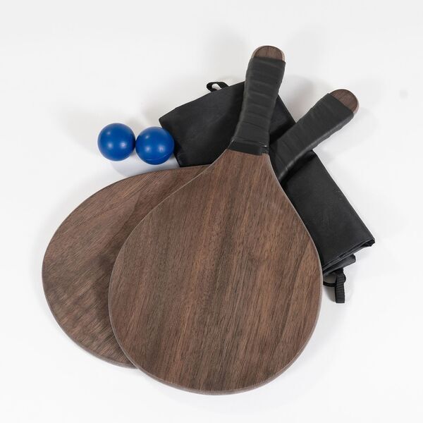 Wooden Paddle Ball Set