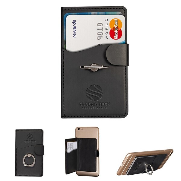 Tuscany™ Dual Card Pocket w/ Metal Ring