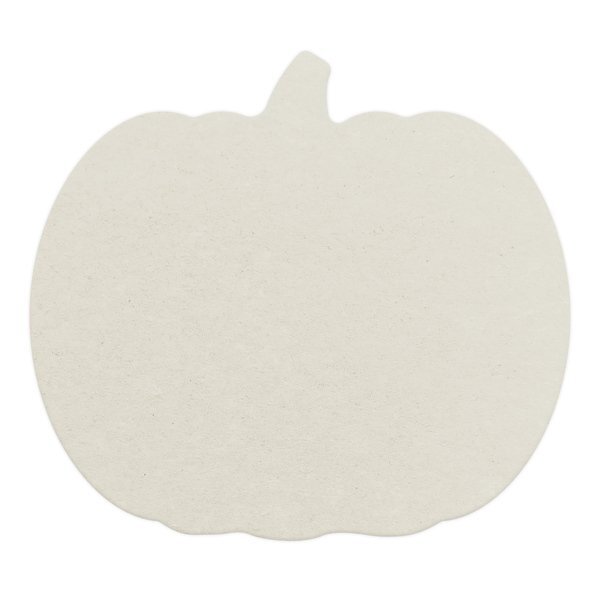 Pumpkin Pulpboard Coaster w/ Full Color Imprint, 80 pt.