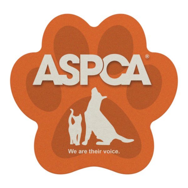 Paw Print Pulpboard Coaster w/ Full Color Imprint, 80 pt.