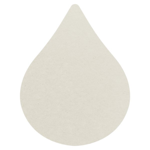 Droplet Pulpboard Coaster w/ Full Color Imprint, 80 pt.