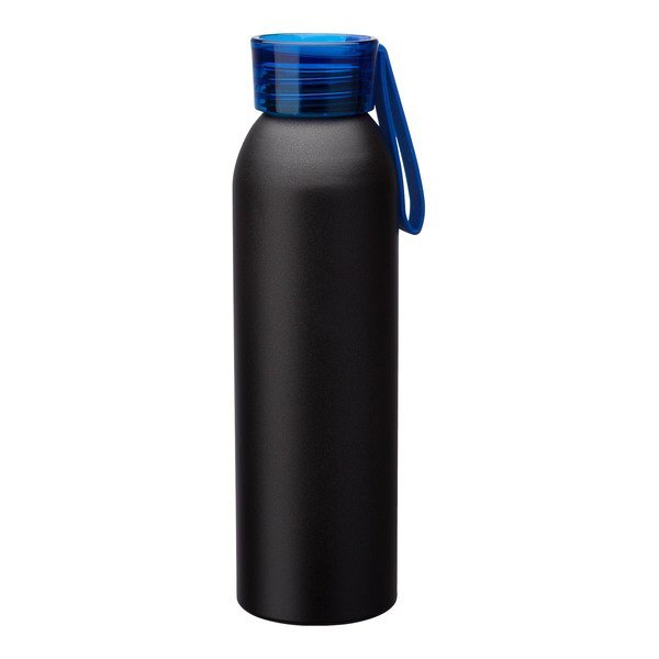 Metis Black Body Aluminum Water Bottle, 22oz.