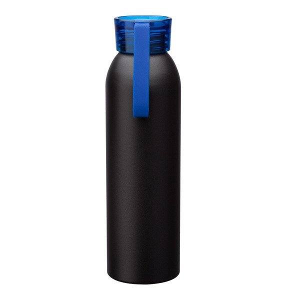 Metis Black Body Aluminum Water Bottle, 22oz.