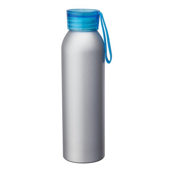 Metis Silver Body Aluminum Water Bottle, 22oz.