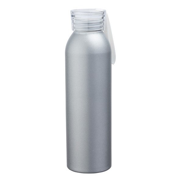 Metis Silver Body Aluminum Water Bottle, 22oz.
