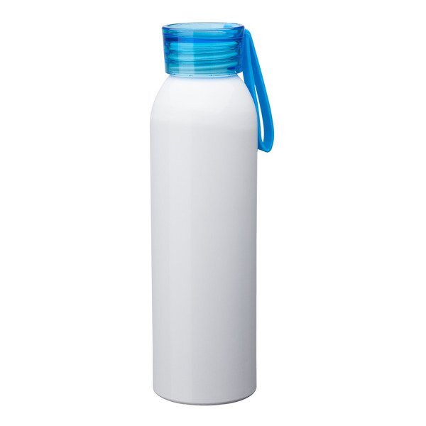 Metis White Body Aluminum Water Bottle, 22oz.