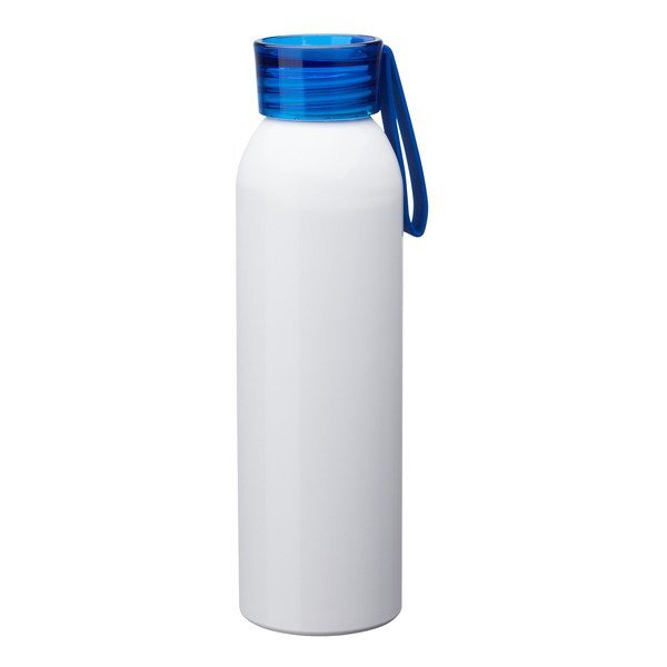 Metis White Body Aluminum Water Bottle, 22oz.