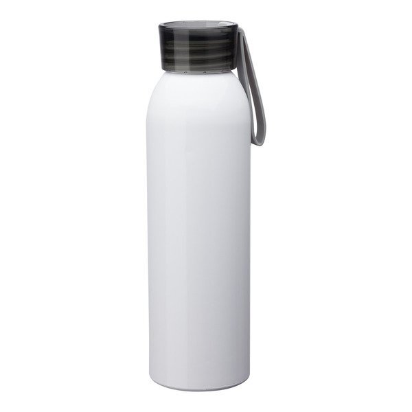 Metis White Body Aluminum Water Bottle, 22oz.