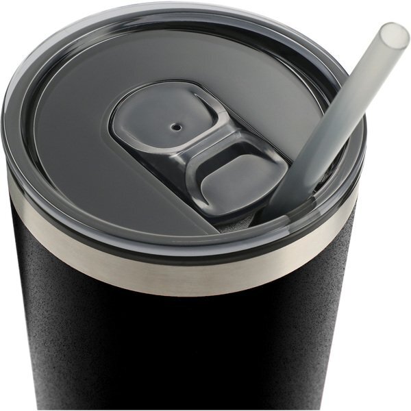Thor Double-Wall Stainless Steel Tumbler w/ Straw, 16oz.