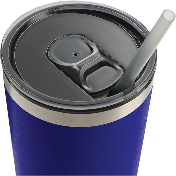 Thor Double-Wall Stainless Steel Tumbler w/ Straw, 16oz.