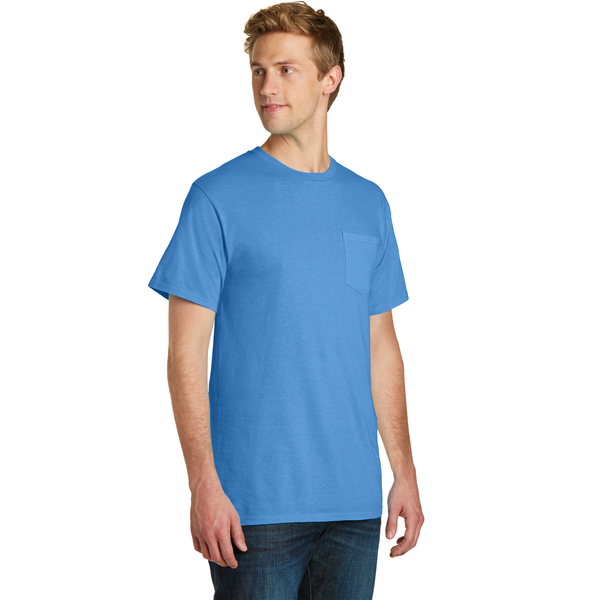 Port & Company® Beach Wash™ Garment-Dyed Unisex Pocket Tee