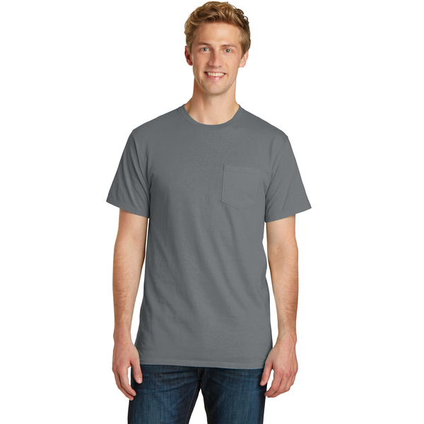 Port & Company® Beach Wash™ Garment-Dyed Unisex Pocket Tee