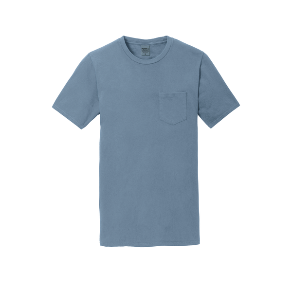 Port & Company® Beach Wash™ Garment-Dyed Unisex Pocket Tee