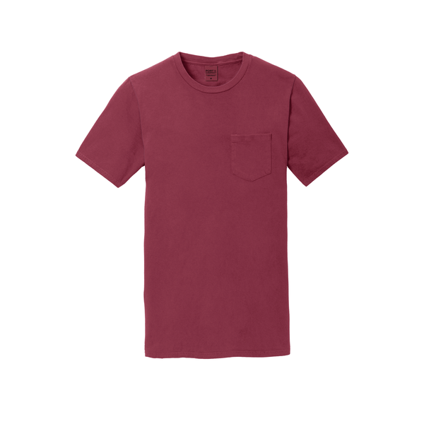 Port & Company® Beach Wash™ Garment-Dyed Unisex Pocket Tee