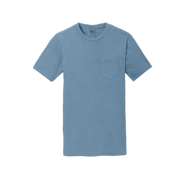 Port & Company® Beach Wash™ Garment-Dyed Unisex Pocket Tee