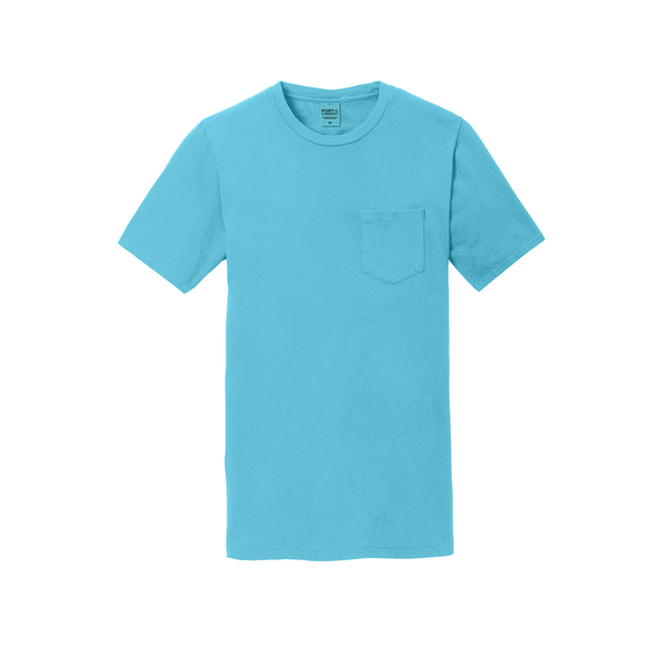 Port & Company® Beach Wash™ Garment-Dyed Unisex Pocket Tee