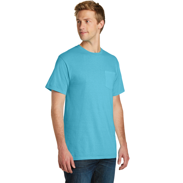 Port & Company® Beach Wash™ Garment-Dyed Unisex Pocket Tee
