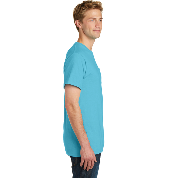 Port & Company® Beach Wash™ Garment-Dyed Unisex Pocket Tee