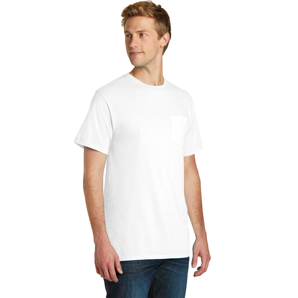 Port & Company® Beach Wash™ Garment-Dyed Unisex Pocket Tee