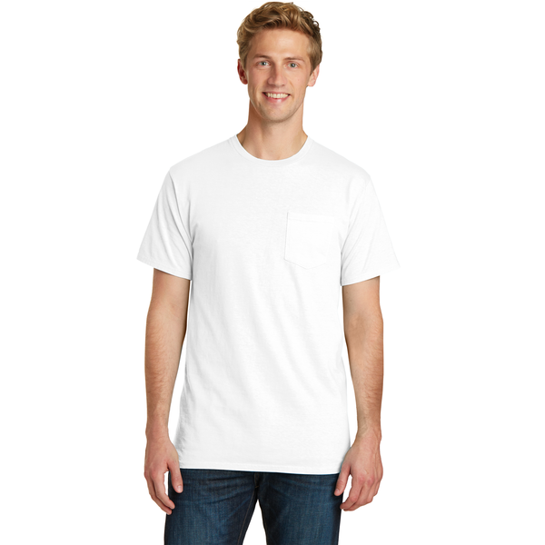Port & Company® Beach Wash™ Garment-Dyed Unisex Pocket Tee