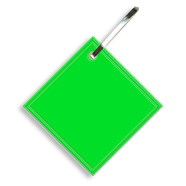 Reflective Hook Zipper Pull, Diamond