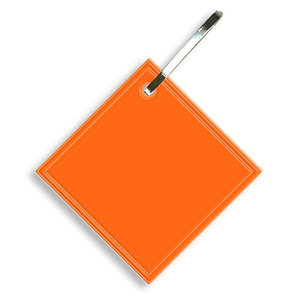 Reflective Hook Zipper Pull, Diamond