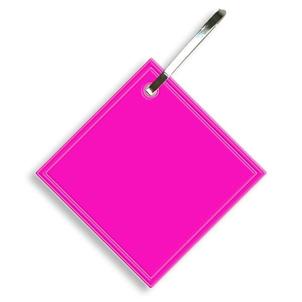 Reflective Hook Zipper Pull, Diamond