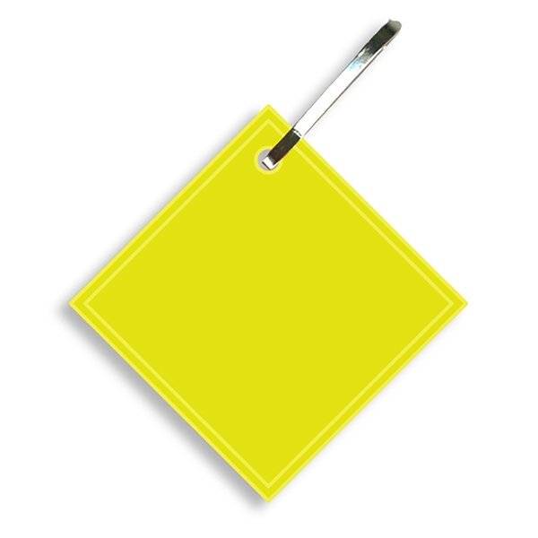 Reflective Hook Zipper Pull, Diamond