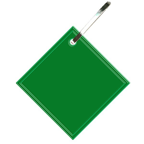 Reflective Hook Zipper Pull, Diamond